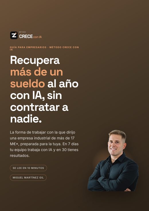 Portada de la guía del Método CRECE con IA
