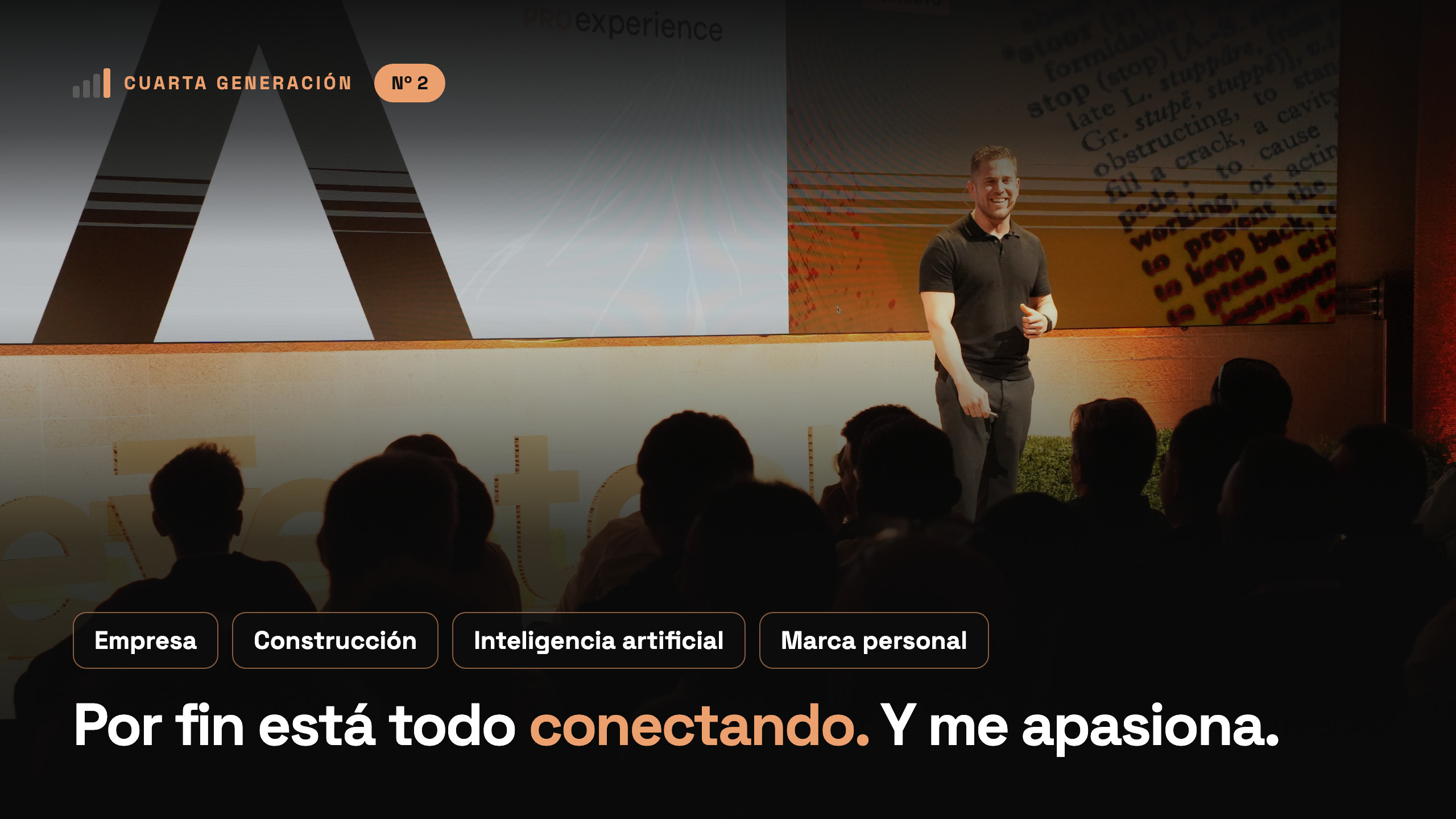Empresa, construcción, inteligencia artificial y marca personal: «Por fin está todo conectando. Y me apasiona»